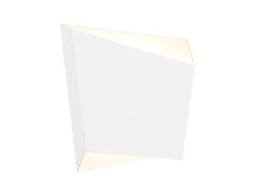 M6220  Asimetric Wall Light Rhombus 1 Light White
